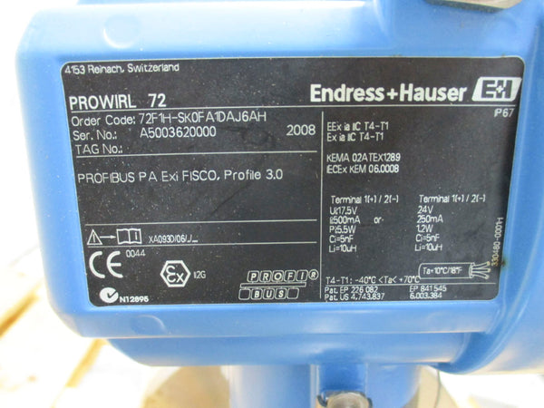 ENDRESS+HAUSER 72F1H-SK0FA1DAJ6AH 24V NSNP