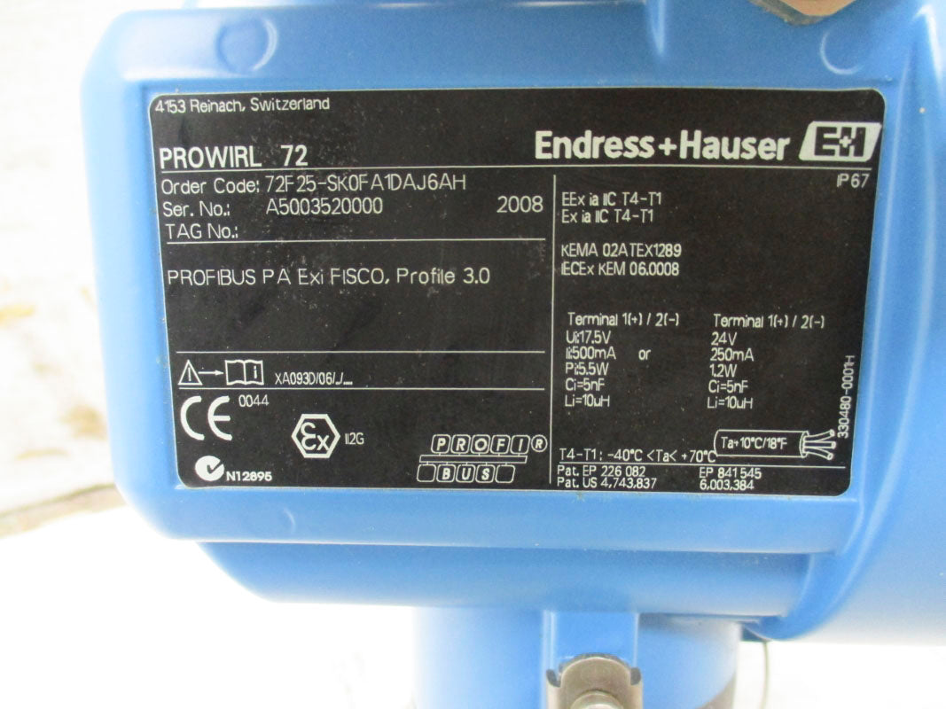 ENDRESS+HAUSER 72F25-SK0FA1DAJ6AH 24V NSNP