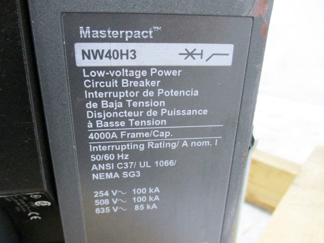 SCHNEIDER ELECTRIC NW40H3 YA6KKR63A3FFBFXXCA 4000A 635V NSNP