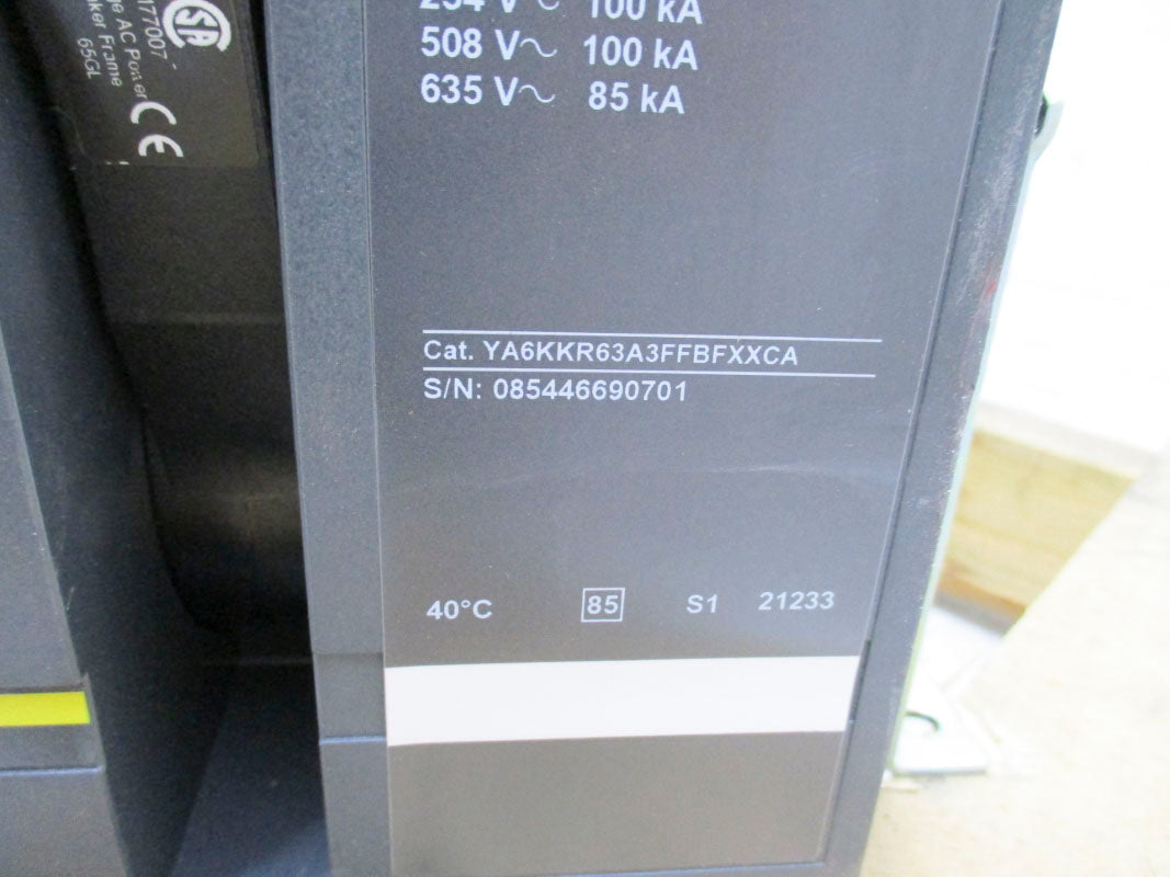 SCHNEIDER ELECTRIC NW40H3 YA6KKR63A3FFBFXXCA 4000A 635V NSNP