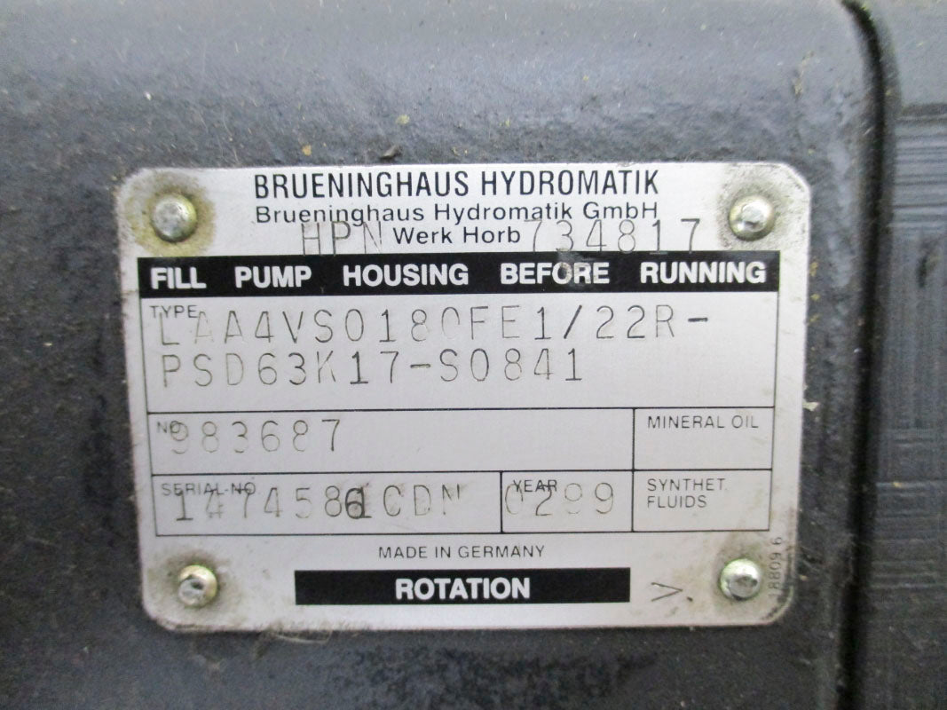BRUENINGHAUS HYDROMATIK LAA4VS0180FE1/22R-PSD63K17-S0841 NSNP