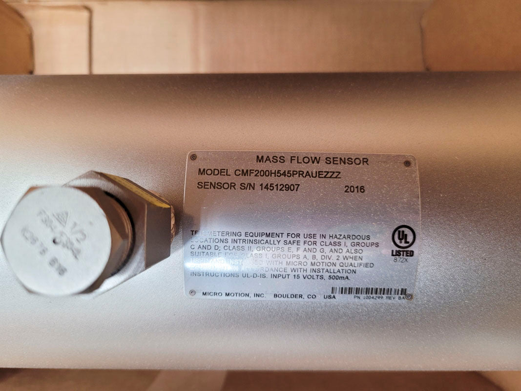 MICROMOTION CMF200H545PRAUEZZZ 550PSIG NSMP