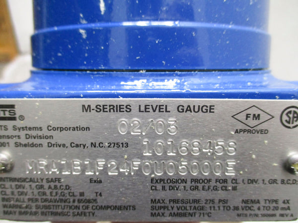 MTS MRA1B1F24F0U05000E NSMP