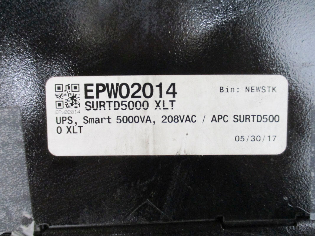 APC EPW02014 SURTD5000 XLT UNMP