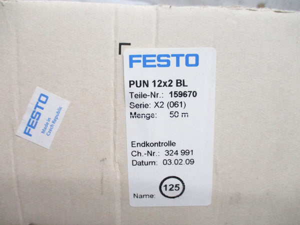 FESTO PUN12X2BL 159670 NSMP