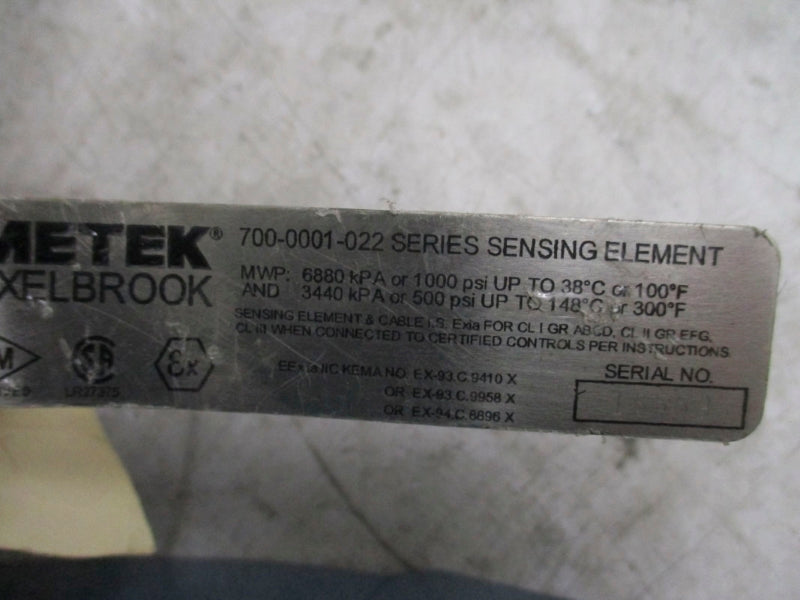 AMETEK 700-0001-022 1000PSI NSNP