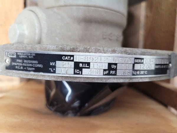 LAPP PRC BUSHING 4174 31158402 APP B-89-212-10-70 1200A NSMP