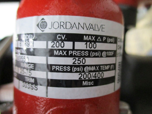JORDAN VALVE 6769H 250PSI SIZE 6 NSNP