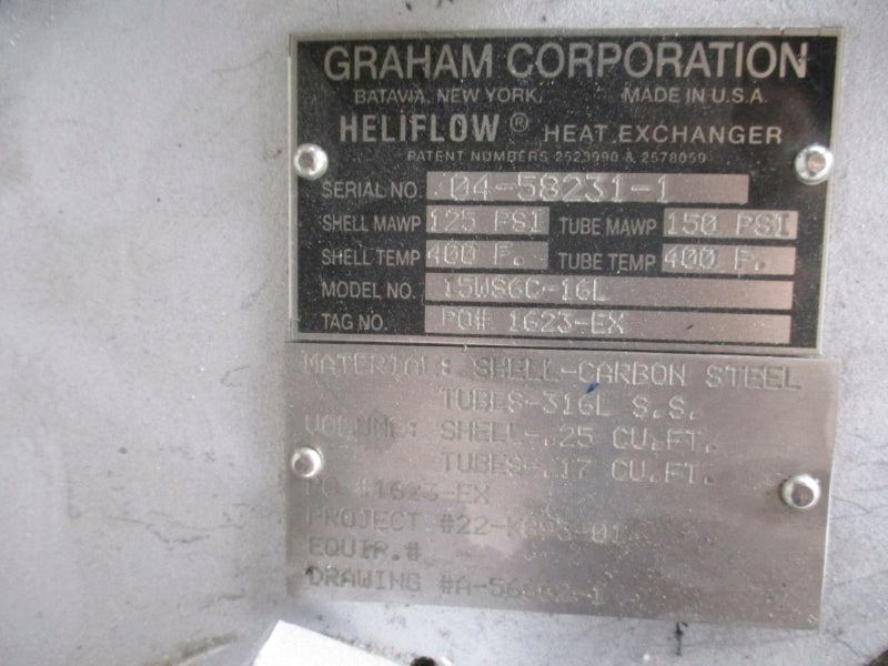 GRAHAM 15WS6C-16L 125/150PSI NSNP