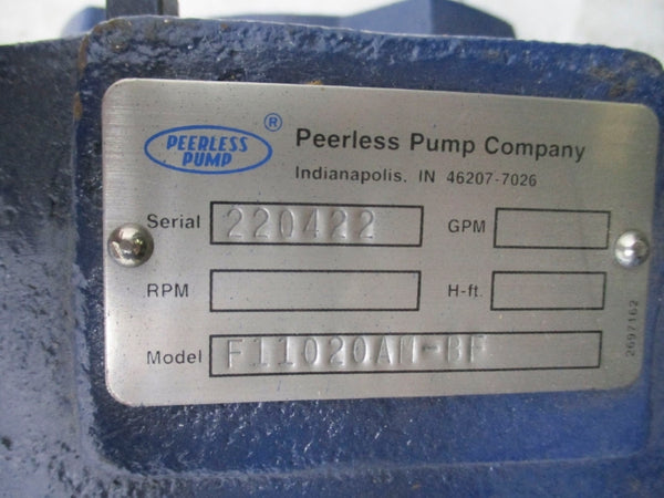 PEERLESS PUMP F11020AM-BF NSNP