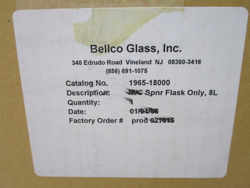 BELLCO GLASS 1965-18000 NSMP