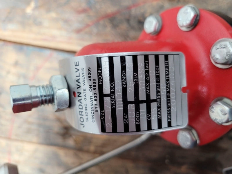 JORDAN VALVE 6769H 250PSI SIZE 2-1/2 NSNP