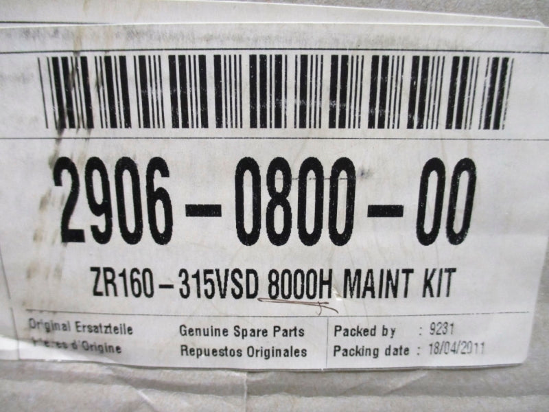 ATLAS COPCO 2906-0800-00 ZR160-315VSD 8000H NSMP