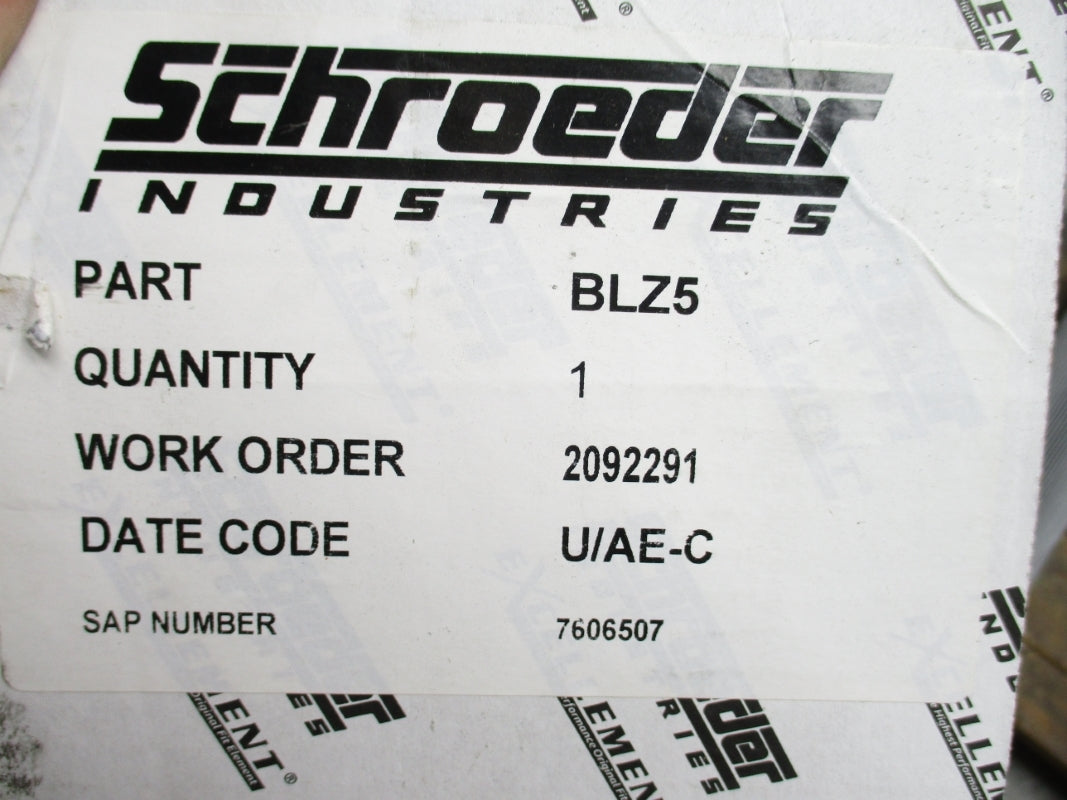 SCHROEDER INDUSTRIES BLZ5 NSMP