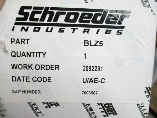 SCHROEDER INDUSTRIES BLZ5 NSMP