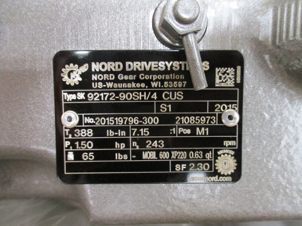 NORD DRIVE SYSTEMS SK92172-90SH/4CUS 230/460V 4.30/2.15A NSMP