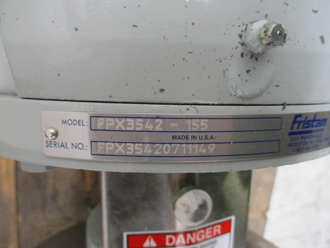 FRISTAM FPX3542-155 W/ 15HP BALDOR CM3713T NSNP