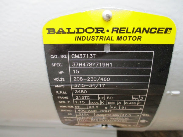 FRISTAM FPX3542-155 W/ 15HP BALDOR CM3713T NSNP