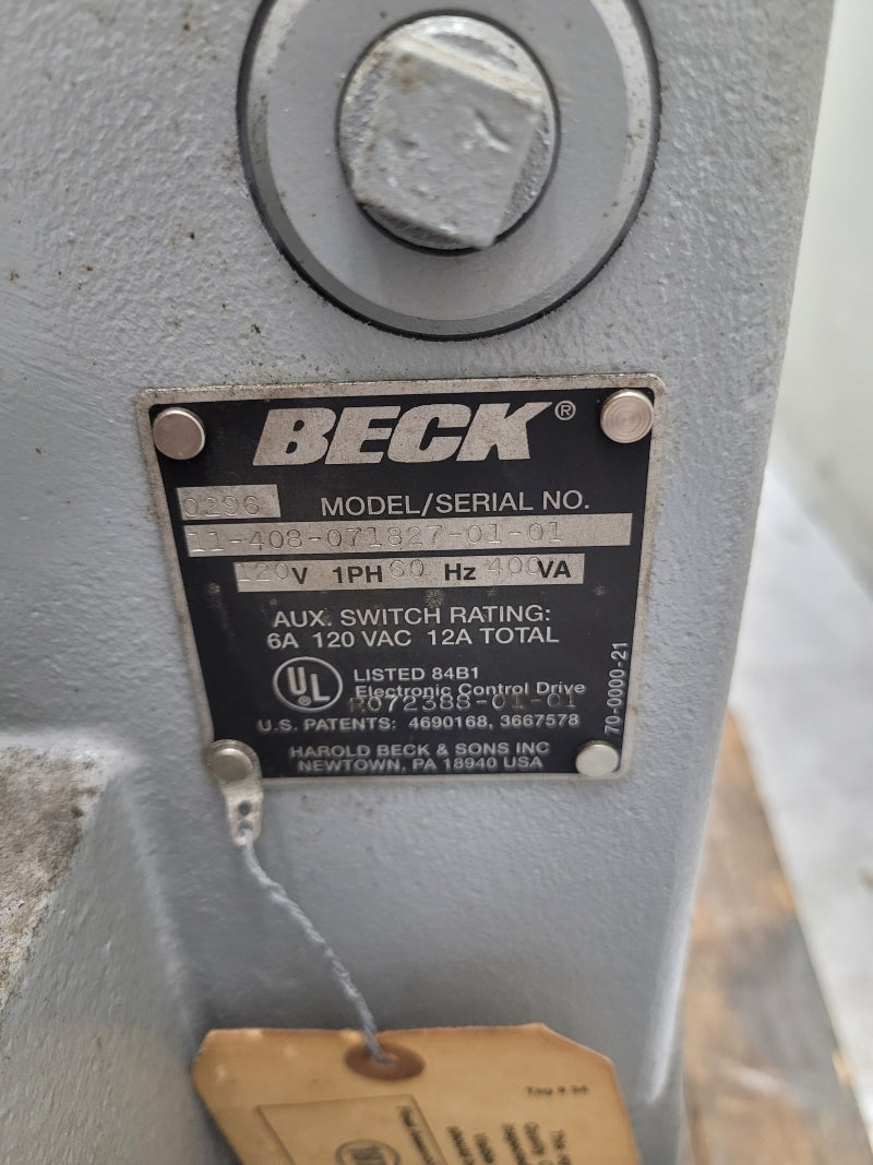 BECK 11-408-071827-01-01 120VAC 12A NSNP