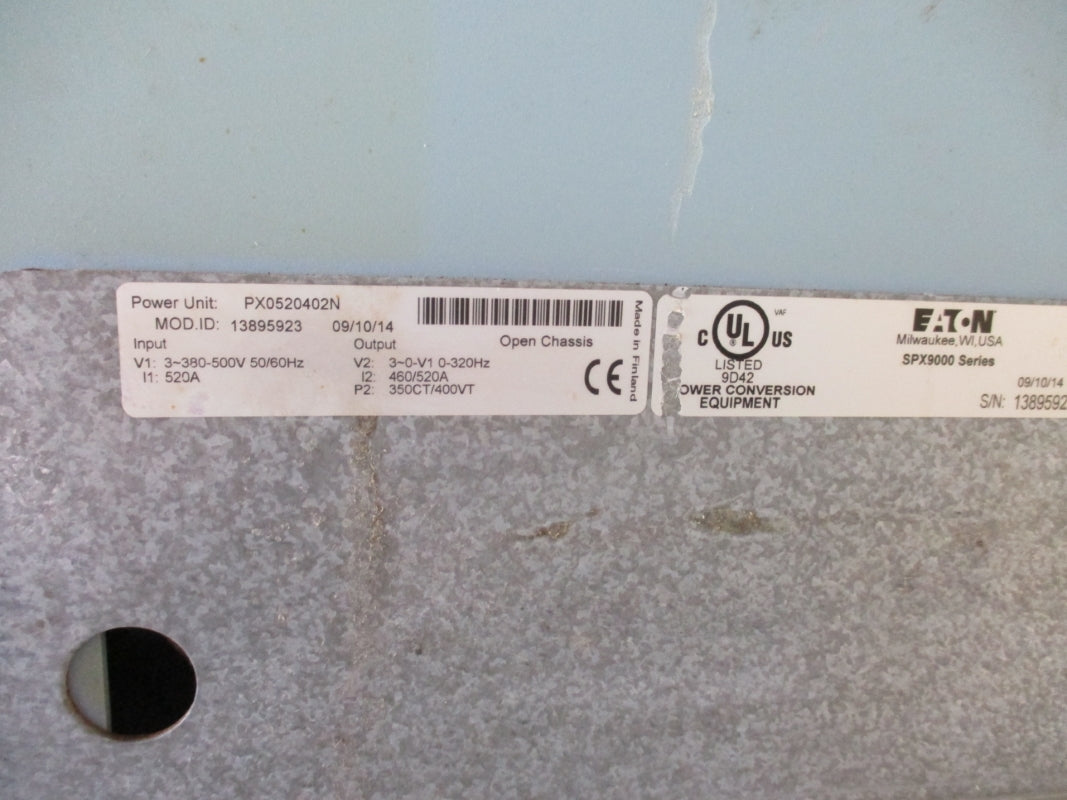 EATON SPX9000 CPA1 13895924 PX0520402N UNMP