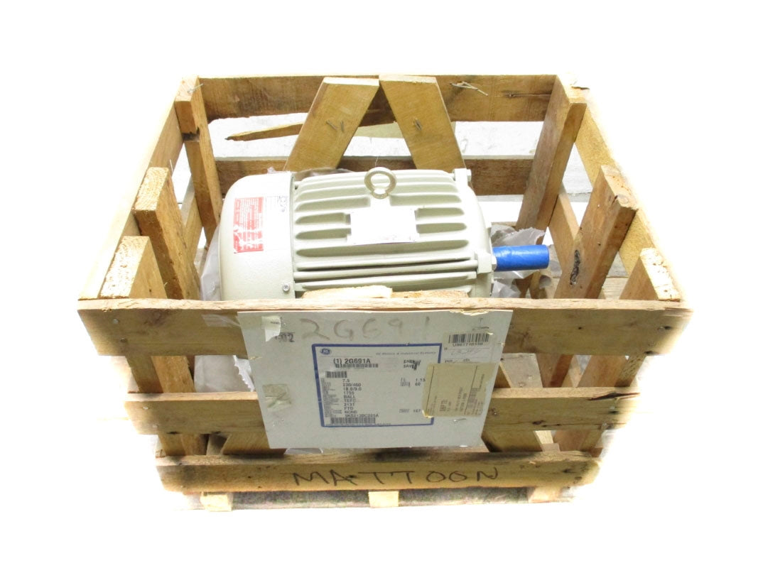 GENERAL ELECTRIC 2G691A 5KS213BC205A 7.5HP 213T  230/460V NSMP