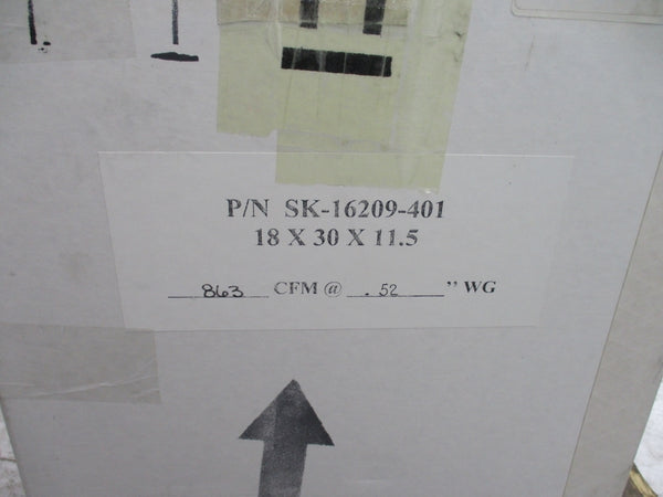 HEPA SK-16209-401 18X30X11.5 FPM250 NSMP
