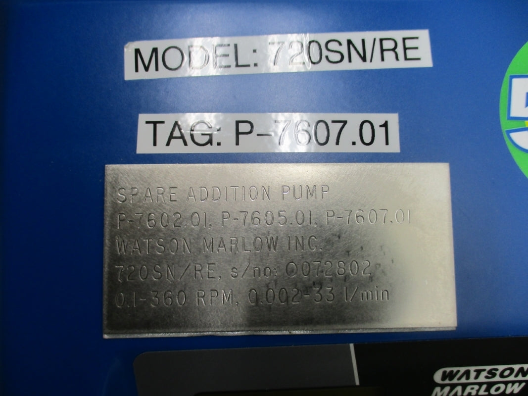 WATSON MARLOW PUMPS 070.413N.E0A NSMP