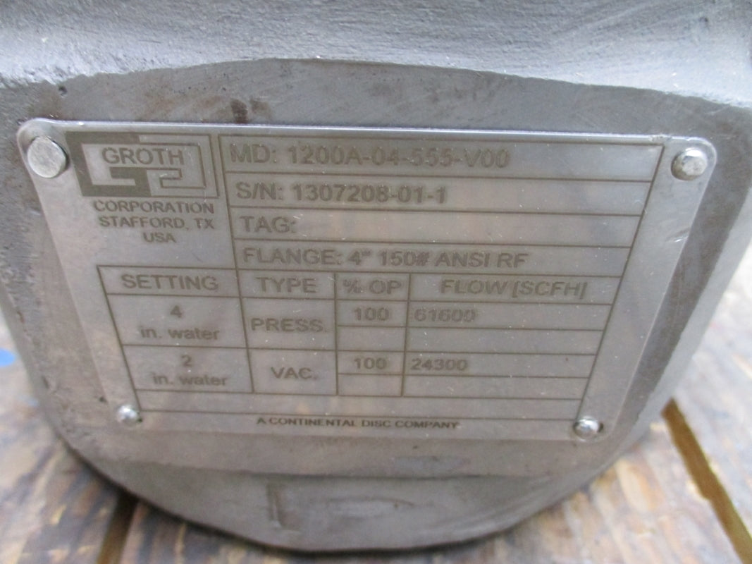 GROTH 1200A-04-555-V00 NSNP
