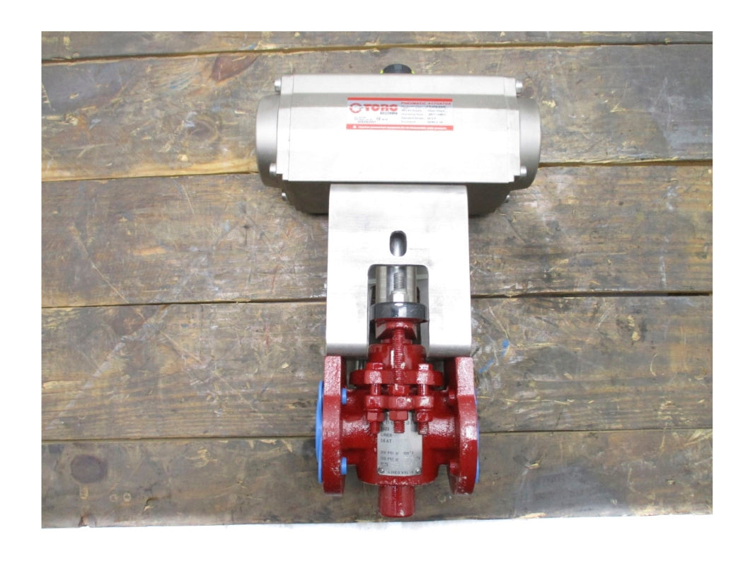 CHEMVALVE 1" PFA/PTFE W/ TORO CT-900-FNB 35-145PSI NSNP
