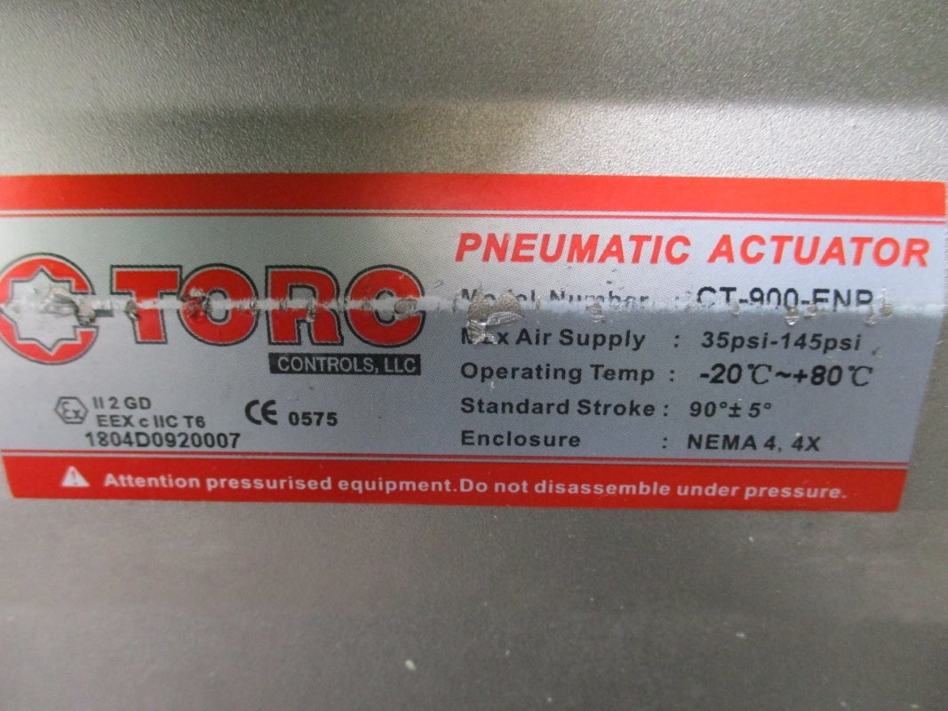 CHEMVALVE 1" PFA/PTFE W/ TORO CT-900-FNB 35-145PSI NSNP