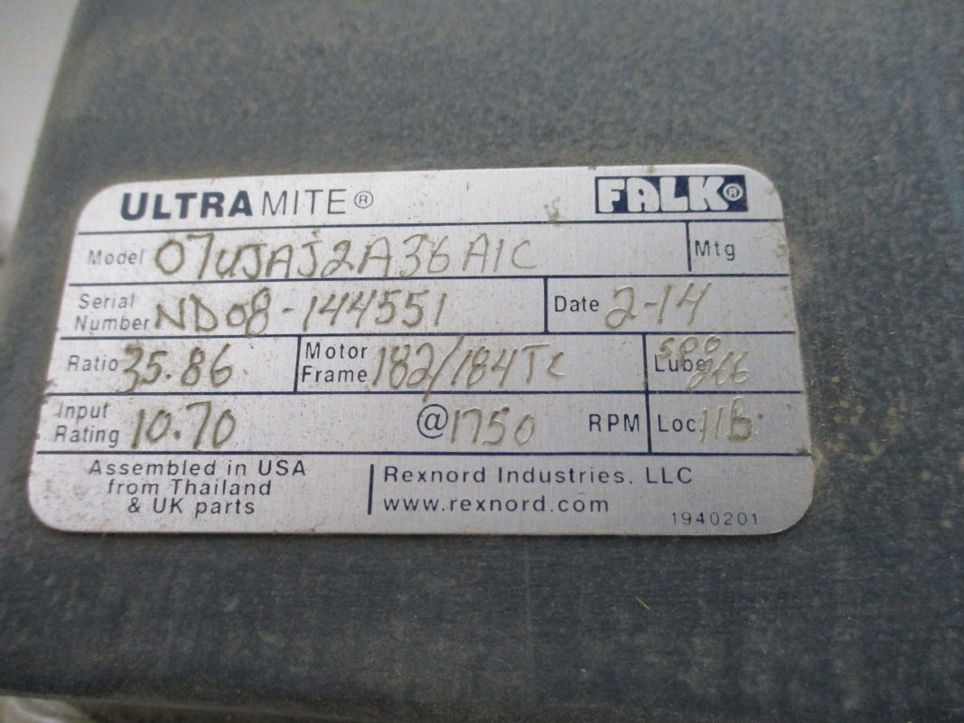 FALK ULTRAMITE 07UJAJ2A36A1C NSNP