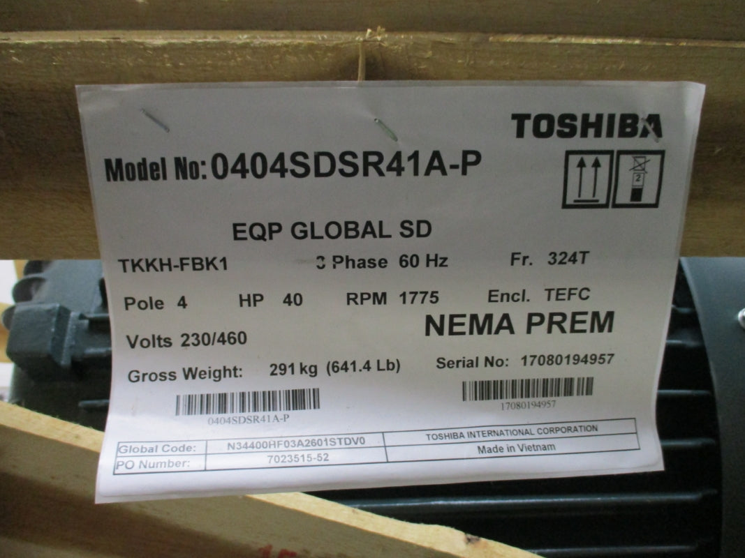 TOSHIBA 0404SDSR41A-P 230/460V NSMP