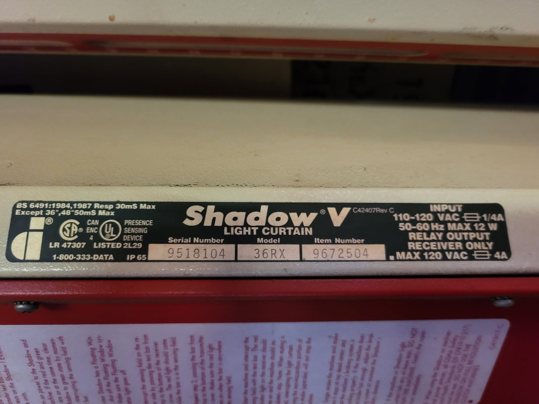 HONEYWELL SHAWDOW V 36RX 9672504 UNMP