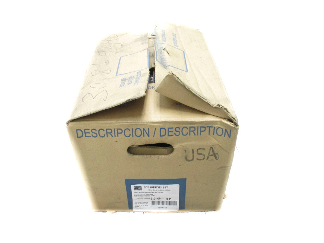 WEG 00518EP3E184T 5HP 4P230/460V NSMP