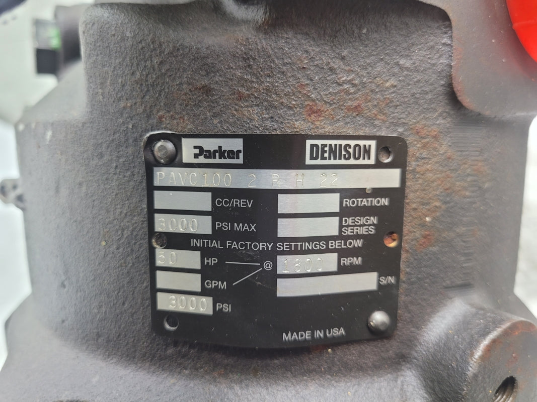 PARKER PAVC1002RH22 3000PSI NSNP