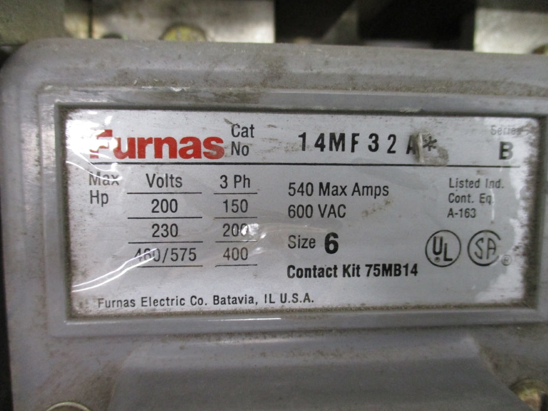 FURNAS 14MF32AFA SIZE 6 STARTER NSNP