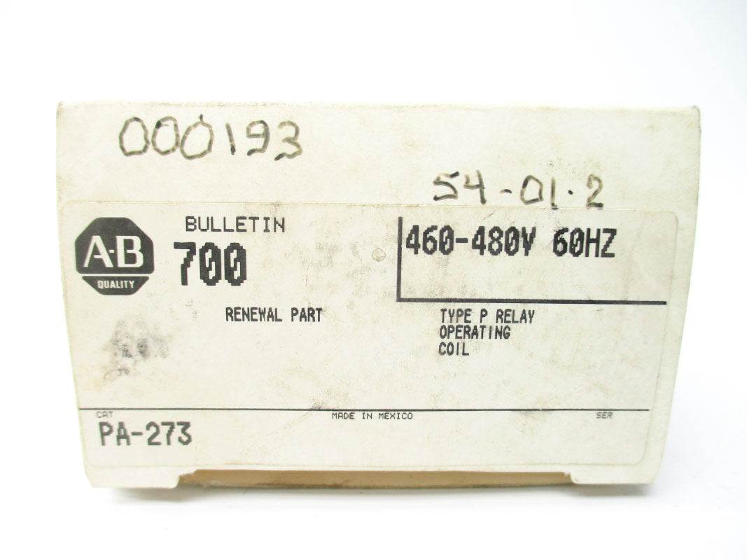 ALLEN BRADLEY PA-273 460-480V (WH) NSMP