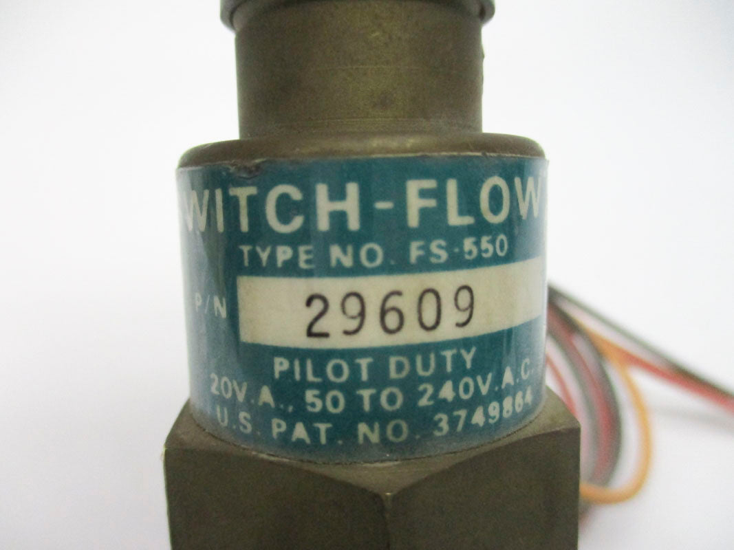 GEMS SENSORS 29609 FS-550 240VAC UNMP