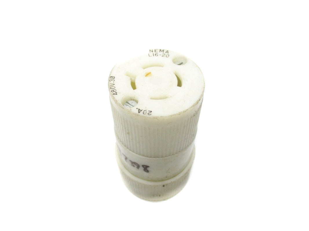 CONNECTOR L16-20 20A 480V UNMP