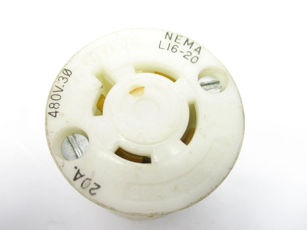 CONNECTOR L16-20 20A 480V UNMP