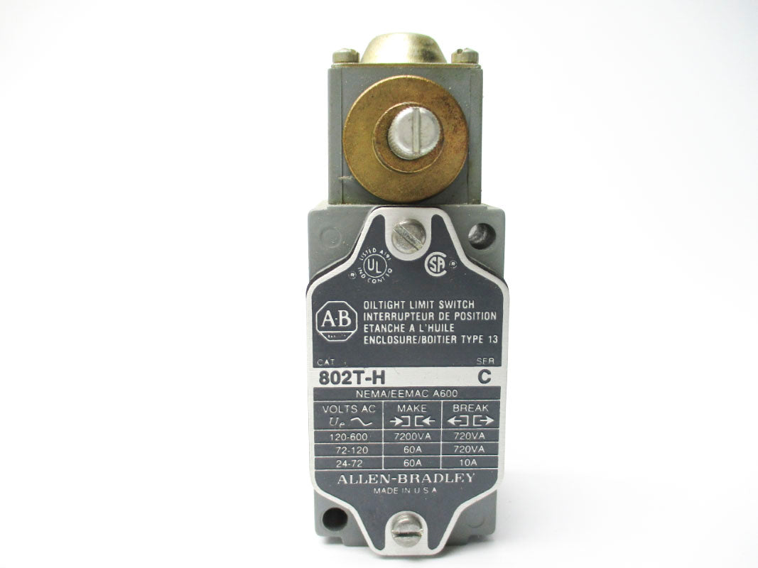 ALLEN BRADLEY 802T-H SER. C 120-600VAC 60A (BK/YL) NSMP