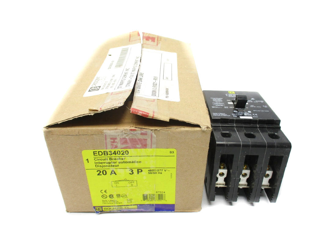 SQUARE D EDB34020 277V 20A NSMP