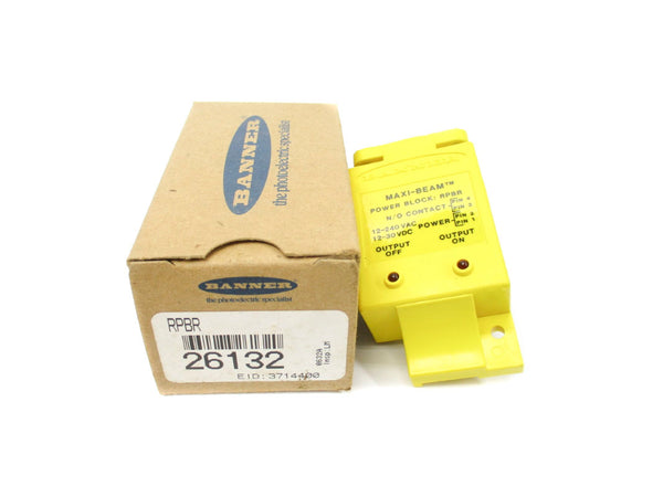 BANNER ENGINEERING RPBR 26132 12-240VAC NSMP