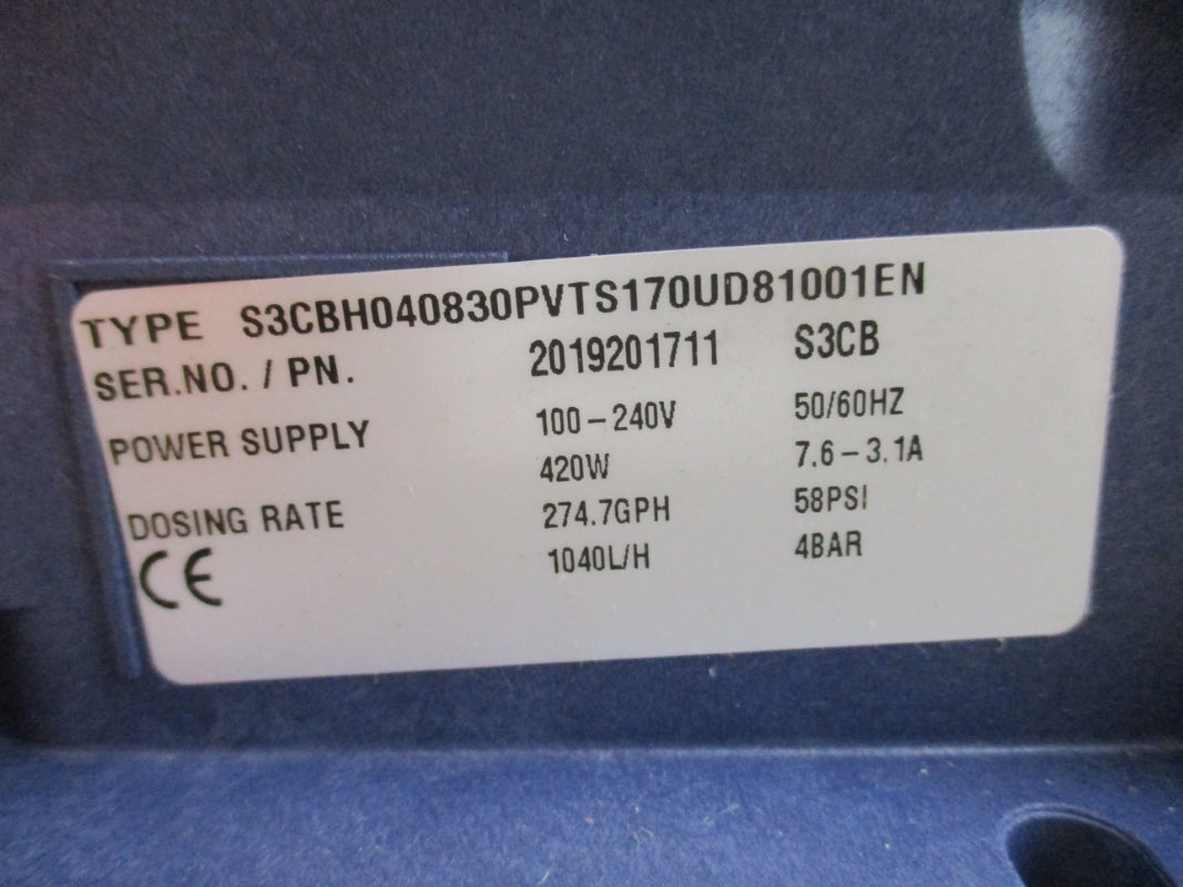 PROMINENT S3CBH040830PVTS170UD81001EN 100-240V 7.6-3.1A 58PSI NSNP