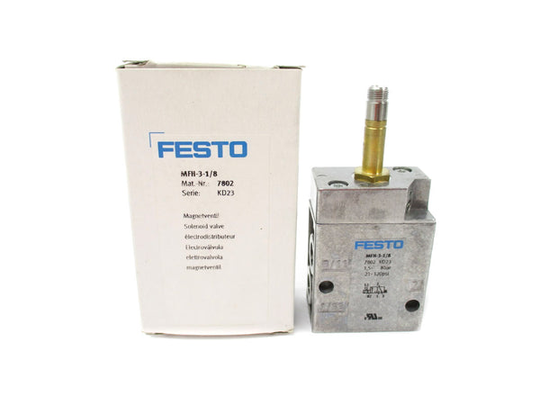 FESTO MFH-3-1/8 7802 SER. KD23 120PSI NSMP