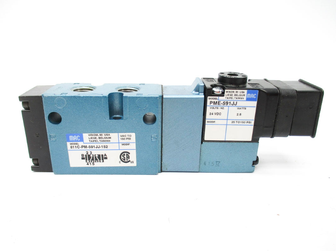 MAC 811C-PM-591JJ-152 150PSI 24VDC NSMP