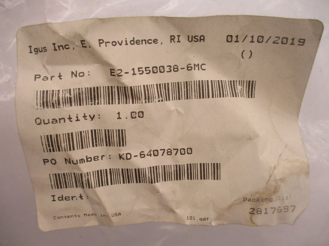 IGUS E2-1550038-6MC NSMP