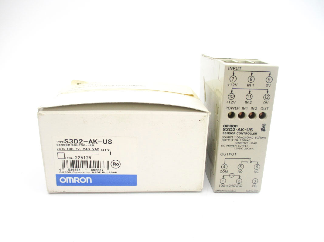 OMRON S3D2-AK-US 100-240VAC 3A NSMP
