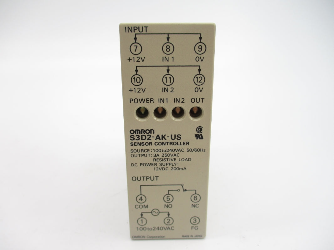 OMRON S3D2-AK-US 100-240VAC 3A NSMP