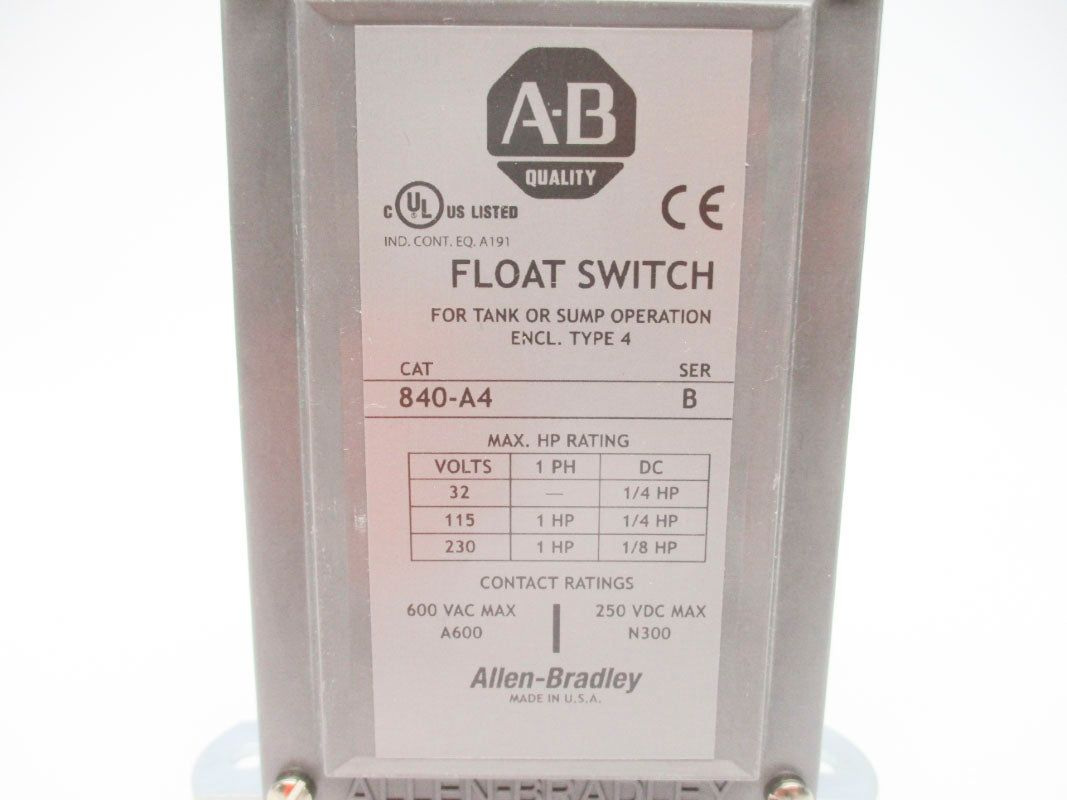ALLEN BRADLEY 840-A4 SER. B 600VAC NSNP
